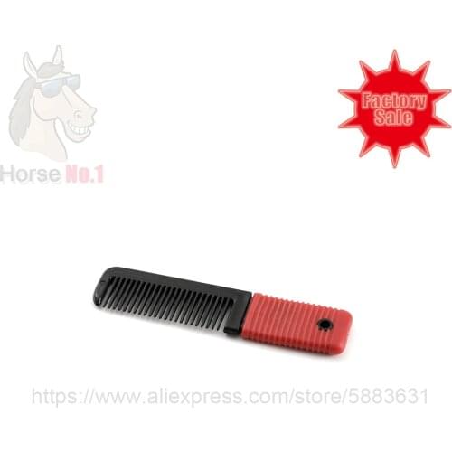93 3011 Plastic horse mane comb soft rubber grip 13.4x3cm universal for mane comb braiding aid grooming kits factory direct sale
