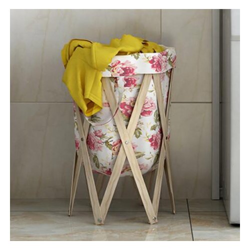 Folding Laundry Basket Dirty Clothes Toy Storage Basket