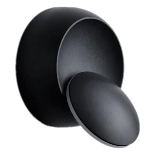 Modern Iron Art Round Black LED Wall Light Nordic Luxury Wall Sconce Decor 360 Degree Rotation Lighting Bedroom Touch Wall Lamp