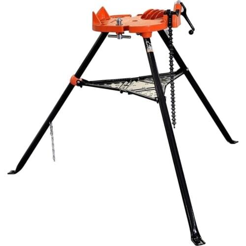 Hot sale High Quality 1/8" to 6" Pipe Vice Tri-stand Portable Chain Vise For 1/8" to 6" Pipes Chain Tri-stand, Chain Vise