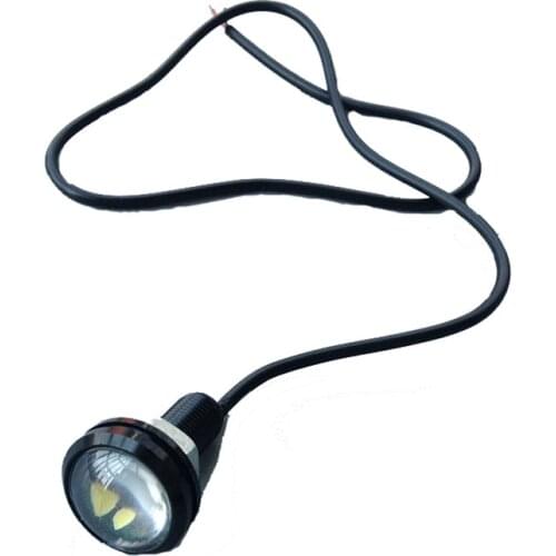 1PC 24V Ultra-Thin Metal Seat Waterproof 12W High Power LED Light DIY Spare Parts for RC ROV Underwater Boat and Robot Model