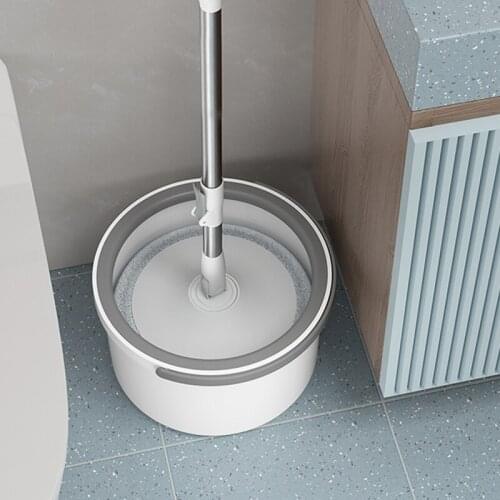 Cleaner Mop Bucket Wholesale Kitchen Set Design Spinning Microfiber Mop Floor Save Water Limpieza Hogar Cleaning Products ZZ50TB