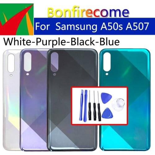 Back Housing For Samsung Galaxy A50S A507 A507FN Rear Door Repair Case Battery Cover Replace Parts Panel