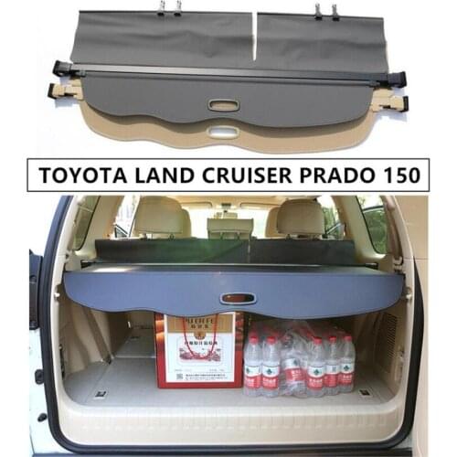 Rear Trunk Cargo Cover For TOYOTA LAND CRUISER PRADO 150 FJ150 LC150 2010-2020 High Qualit Security Shield Auto Accessories
