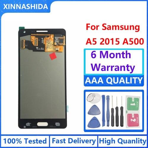 LCD for SAMSUNG Galaxy A5 2015 A500FU A500 A500F A500M Display Touch Screen Replacement Digitizer