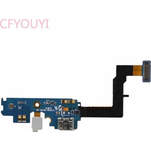 10pcs/lot For Samsung Galaxy S2 I9100 Micro USB Charging Port Charger Dock Plug Connector Flex Cable Replacement