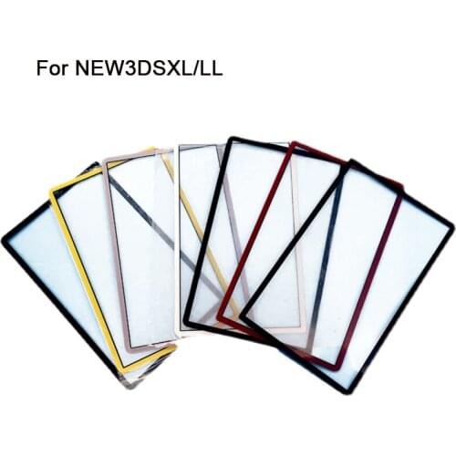 10PCS Repair Parts Outer Lens Cover For NEW3DSXL Top LCD Protective Plastic Glass For new 3dsxl new3dsll Upper Panel Cover