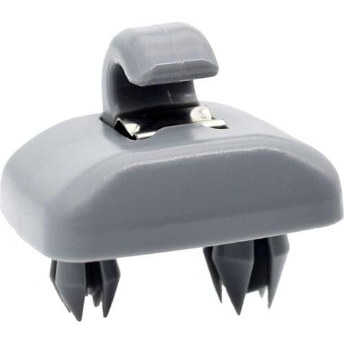 2pcs Inner Sun Visor Hook Clips for Audi A6 C6 05-13 for VW Passat Polo for SKODA Stable Characteristics Sun Visor Clip Hanger