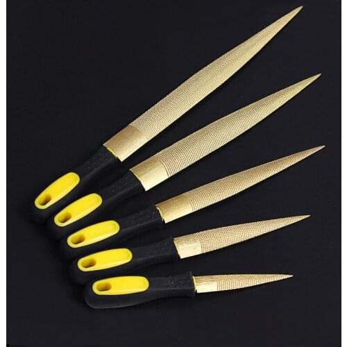 5pcs/set 4-12" Fine-toothed Woodworking Files High Carbon Steel Double-cut Rasps Woodworking File Set Grater Carpenter Tools