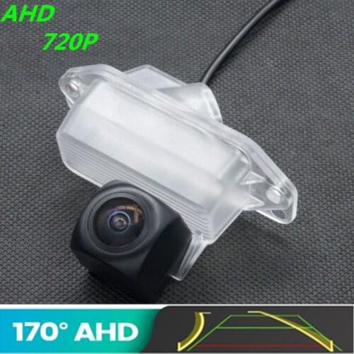 AHD 720P Trajectory Fisheye Car Rear View Camera For Mitsubishi Grandis MPV 2003~2011 Lancer iO GT Wagon Reverse Vehicle Camera