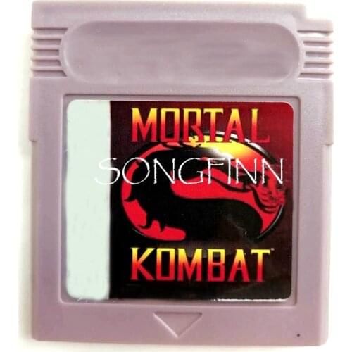Kombat Memory Cartridge for 16 Bit Handheld Video Game Console Card Accessories