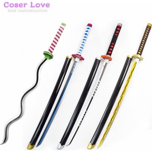 Demon Slayer Kimetsu no Yaiba Kokushibou Tomioka Giyuu Kamado Tanjirou Kaigaku Cosplay prop katana sword party