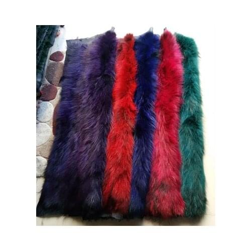 New arrival raccoon fur skin plate raccoon fur multicolour fur clothes fabric parka lining hooded lining