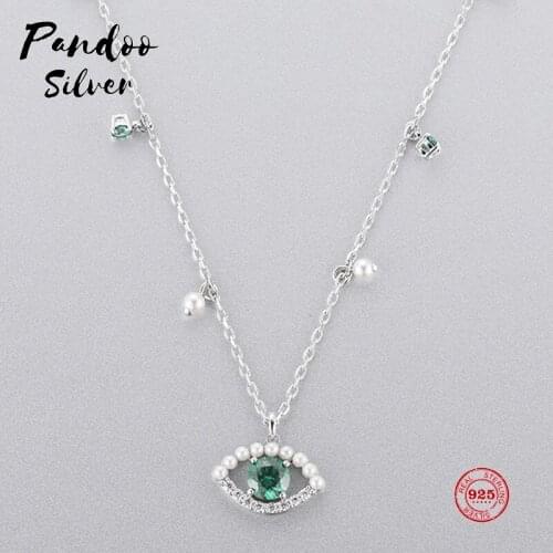 Fashion Charm 925 Sterling Silver Original 1:1 Copy, Mysterious Element Lucky Guardian Necklace Female Luxury Jewelry Gifts