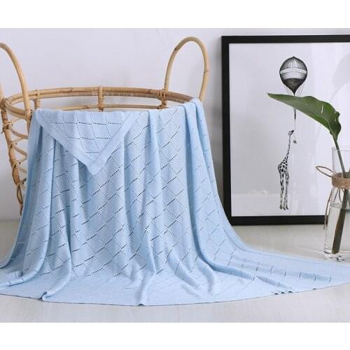 LYN&GY Nordic Style Plaids Casual Knitted Blankets Tassel koc narzuta 115*125cm Blankets for Beds Sofa Cover Home Decoration