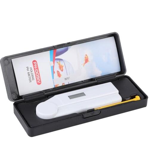 Portable PH Meter Folding PH Tester Testing Tool for Water Soil Digital PH Meter Tester Water Digital PH Test Pen Testing Meter