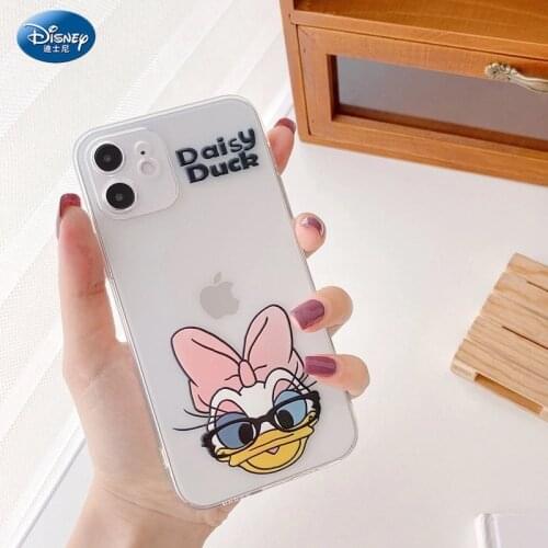 DISNEY 2021 Donald Duck Silicone Case for IPhone 11 Pro Xs Max iPhone 7 8 Plus Official Liquid Silicon Full Cover zz0519-9