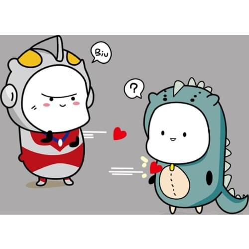 Cartoon Dinosaur Patch for Clothing Iron on Cute Animal Heat Transfers Applications T-shirt Heat Transfers Appliques Stickers