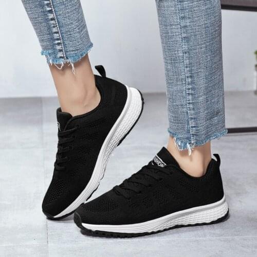 Women Female Ladies Girl Student Mesh Vulcanized Lace Up flat Round Toe soft Retro Comfortable drive Casual shoes for women