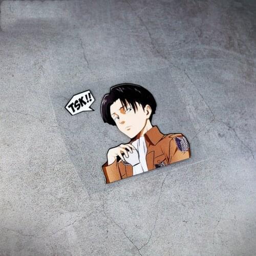 Japanese Anime Cartoon Car Styling Sticker Auto Oil Tank Window Body Vinyl Computer Case Decals for Giant Wings of Liberty