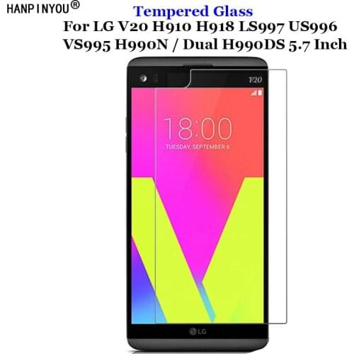 For LG V20 H910 H918 LS997 US996 VS995 H990N / Dual H990DS Tempered Glass 9H 2.5D Premium Screen Protector Film