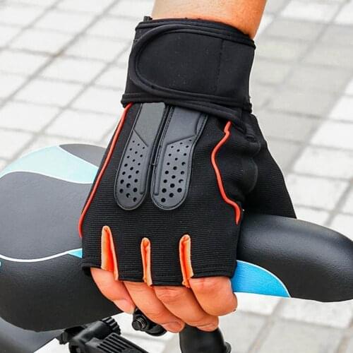 1 Pair Cycling Gloves Touchscreen Half Finger Fitness Driving Breathable Touch Screen Gloves Outdoor Weightlifting Sports Gloves
