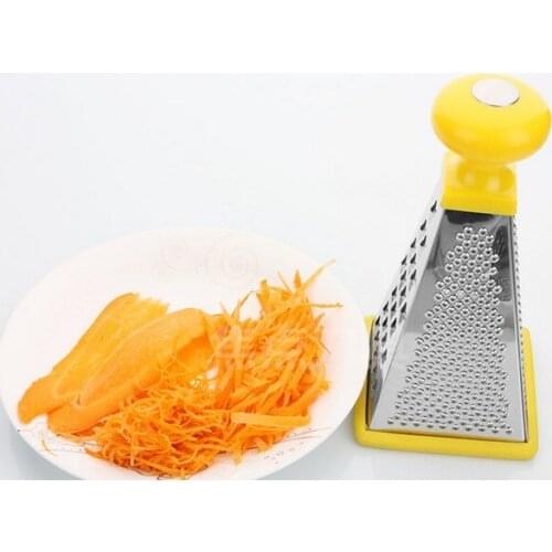 1PC New Hot Four Blade Fold Flat Stainless Steel Four Sided Kitchen Grater Lockable Catch KX 165