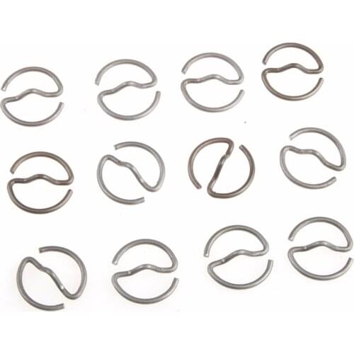 12 PCS WWII GERMAN ARMY MILITARY CLOTHES TUNIC METAL BUTTON S-RING RINGS