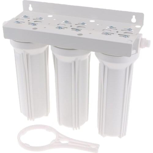 3 STAGE UNDERSINK DRINKING WATER FILTER SYSTEM SEDIMENT CARBON DECHLORINATOR REMOVAL PURIFIER SOFTENER