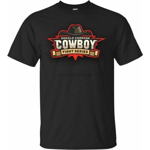 Donald Cerrone Cowboy Fight Series Black T-Shirt Size S-6XL