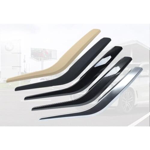 Car Interior Door Carbon Fiber Color Pull Handle Cover Trim for BMW X1 E84 2010 2011 2012 2013 2014 2015 2016