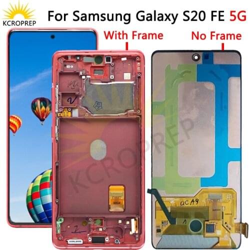 For Samsung Galaxy S20 Fan Edition G781F lcd display with touch screen ditigitizer for samsung Galaxy S20 FE 5g lcd for S20 FE