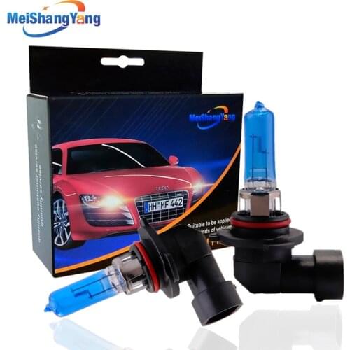 2PCS 9006 HB4 55W Halogen Lamp Auto Fog Lights Car Driving Bulbs Automobiles Lamps 12V 5000K Super Bright White