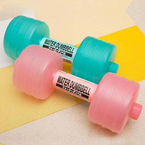 Plastic Water Filling Fitness Dumbbell Gym Equipment for Bodybuilding Weights Crossfit Yoga Workout at Home Exercise Dumbbells