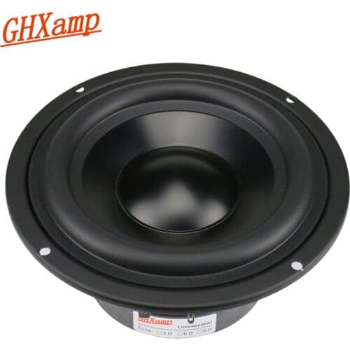 GHXAMP 5.25 inch Woofer Speaker 4ohm 50W Hifi Subwoofer Home Theater Aluminum Ceramic For Bookshelf Speaker Car Audio DIY 1PC