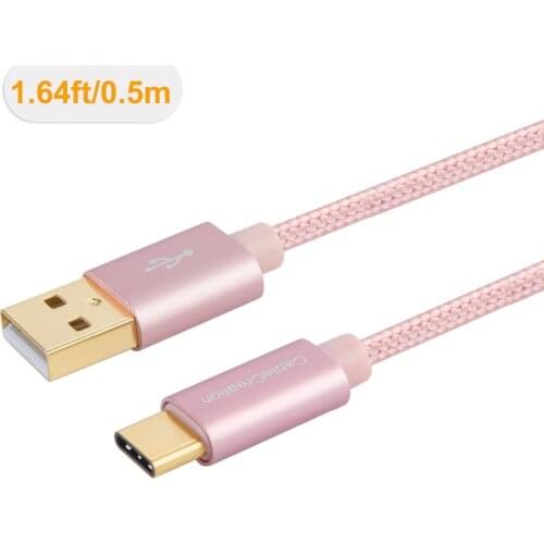 CableCreation Type C to Type A Cable Pink 1.6ft USB-C Cord For Huawei Samsung S20 S21 Xiaomi Wire Cord USBC Type-C Cable