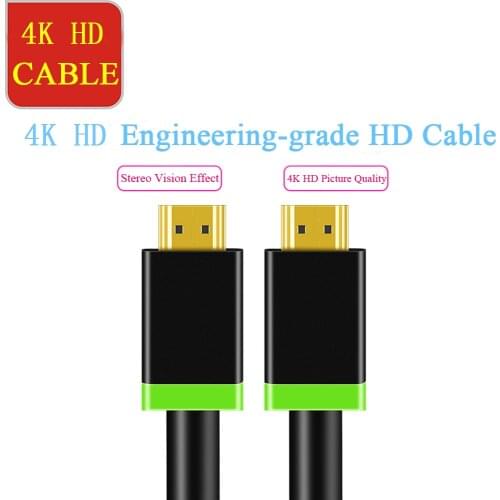 HD to HD 4K HDMI-compatible Cable Version 1.4 High Speed for HD TV PS3/4 Laptop Projector 1.5m 3m 5m 10m 15m 20m 3D HDMI Cable