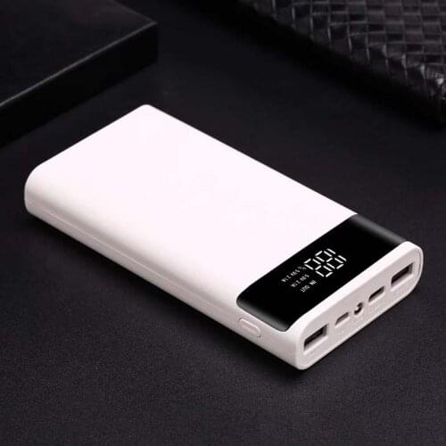 Dual USB Micro USB Type C Power Bank Shell 5V DIY 18650 Battery Case Charge Storage Box Without Battery