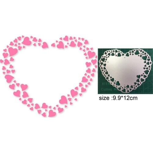 Metal Cutting Dies Paper Cut Card hollow out heart love making Template DIY Scrapbooking Decorative Craft Mold stamp and dies