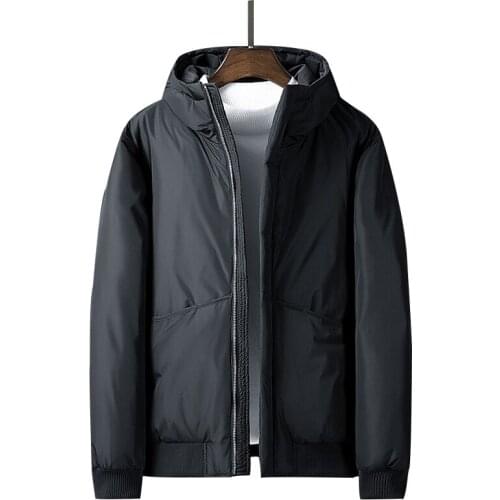 New mens winter hooded jacket Outdoor warm man thick hoodie coat Clothes Thick Parkas Hot mens clothing