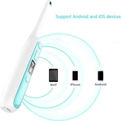 Upgrade Wireless WiFi Oral Dental Endoscope Oral Intraoral Endoscope HD Camera LED Light Real-Time Video Inspection Teeth Tool