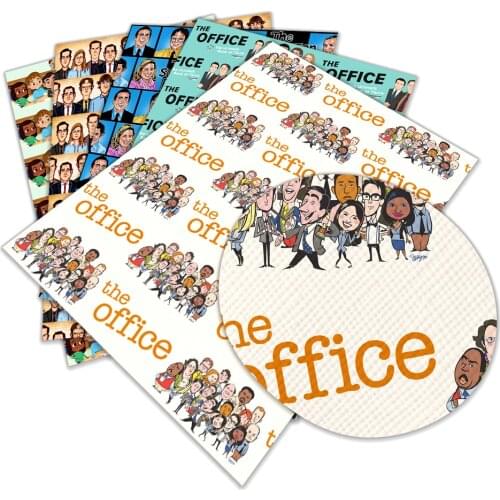 The Office Faux Synthetic Leather Fabric Horse Printed Sheets For DIY A4 22*30CM Hairbow Bag Crafts Patchwork Supplies