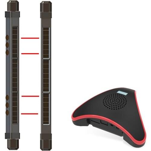 Waterproof Solar Powered Wireless 4 Beam Infrared Barrier 10M Detect Distance For Home Burglar Alarm System