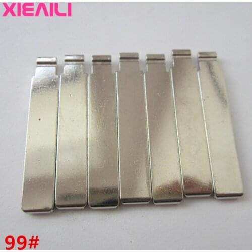 XIEAILI 20Pcs/lot For 99# Metal Blank Uncut Flip KD Remote Key Blade For Peugeot 508 S224