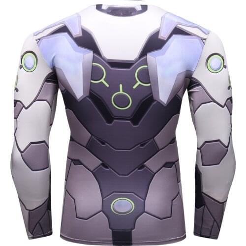 2020 High Quality Long Sleeve Men mma Rash Guard Black White Compression Tops Wholesales Men T Shirt sport Rashguard