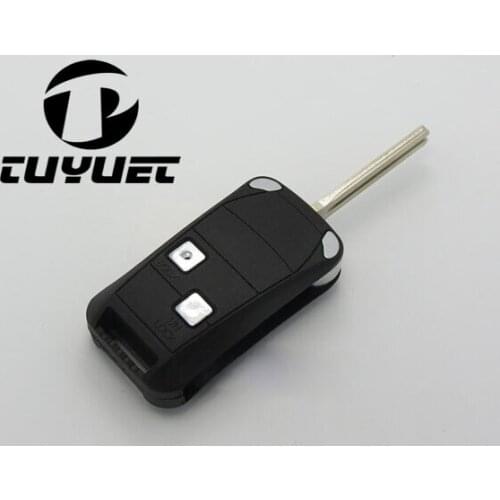 5PCS/Lot 2 Buttons Modified Flip Folding Remote Key Shell For Lexus FOB Car Key Blanks Case