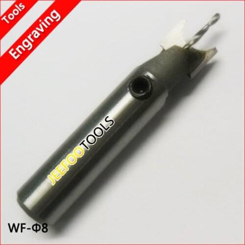 8mm solid carbide Bead knife small centre hole 1.5mm Wood beads tools/Woodworking Router Bit