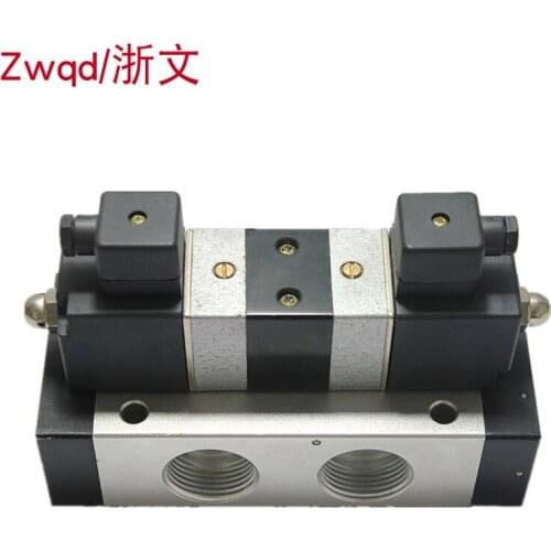 Solenoid valve Q25D2C-L20 6 points DN20 Q25D2C-L25 two-position five-way dual electric control 1 inch directional valve