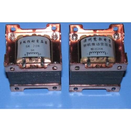 5K: 20K electronic tube single ended boost transformer suitable for 6F6 6P1 6P14 driving output,Can pass DC 25mA