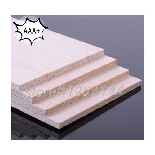 AAA+Balsa Wood Sheet ply 200mmX100mmX1.5mm 20 pcs/lot super quality for airplane/boat model DIY free shipping